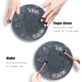 thumbnail image 2 of 6 - Inch 8 - Note Steel Tongue Drum for Kids' Preschool Activities, Musical Percussion Instrument, 2 of 6