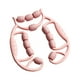 thumbnail image 1 of Rodillo de masaje de piernas, abrazadera multifunción para piernas, rodillo muscular único, herramienta de masaje de pantorrillas para , fitness, Rosa, 1 of 10
