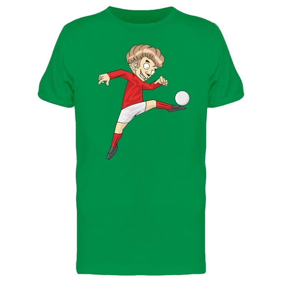 Soccer Player With A Ball Doodle Tee Men's -Image by Shutterstock