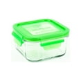 thumbnail image 3 of Wean Green Tempered Glass Lunch Cube Single - 16 oz/480 ml - Pea, 3 of 4
