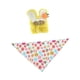 thumbnail image 2 of Conjunto de gorro con orejas de conejo y bandana con estampado de huevo para porche de Pascua, resistente para Amarillo, 2 of 8