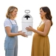 thumbnail image 6 of Odor Locking Diaper Pail, Baby Diaper Trash Can, Durable & Odorless 12L Baby Diaper Bin, Refill with Any Bag, Holds Up to 10 Diapers for Home Nursery Room Living Room, 6 of 7