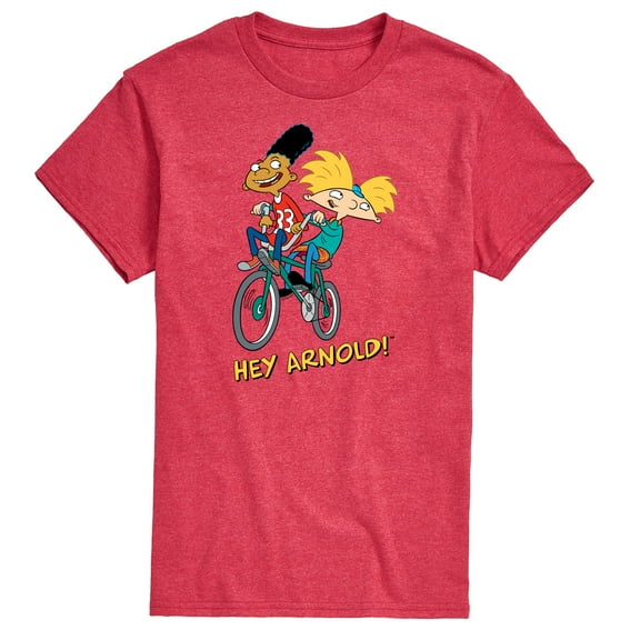 Hey Arnold! - Arnold and Gerald on Bike - Men's Short Sleeve Graphic T-Shirt