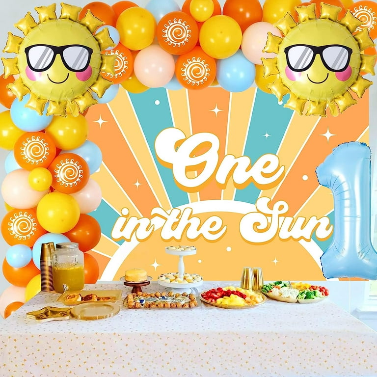 Sunshine Birthday Decorations, Sun Birthday Banner, Sunshine Party Decor,  You Are My Sunshine, Sun Birthday Backdrop, Sun Theme Party 