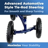 KneeRover Original All Terrain Knee Scooter - Steerable Walker for Foot ...