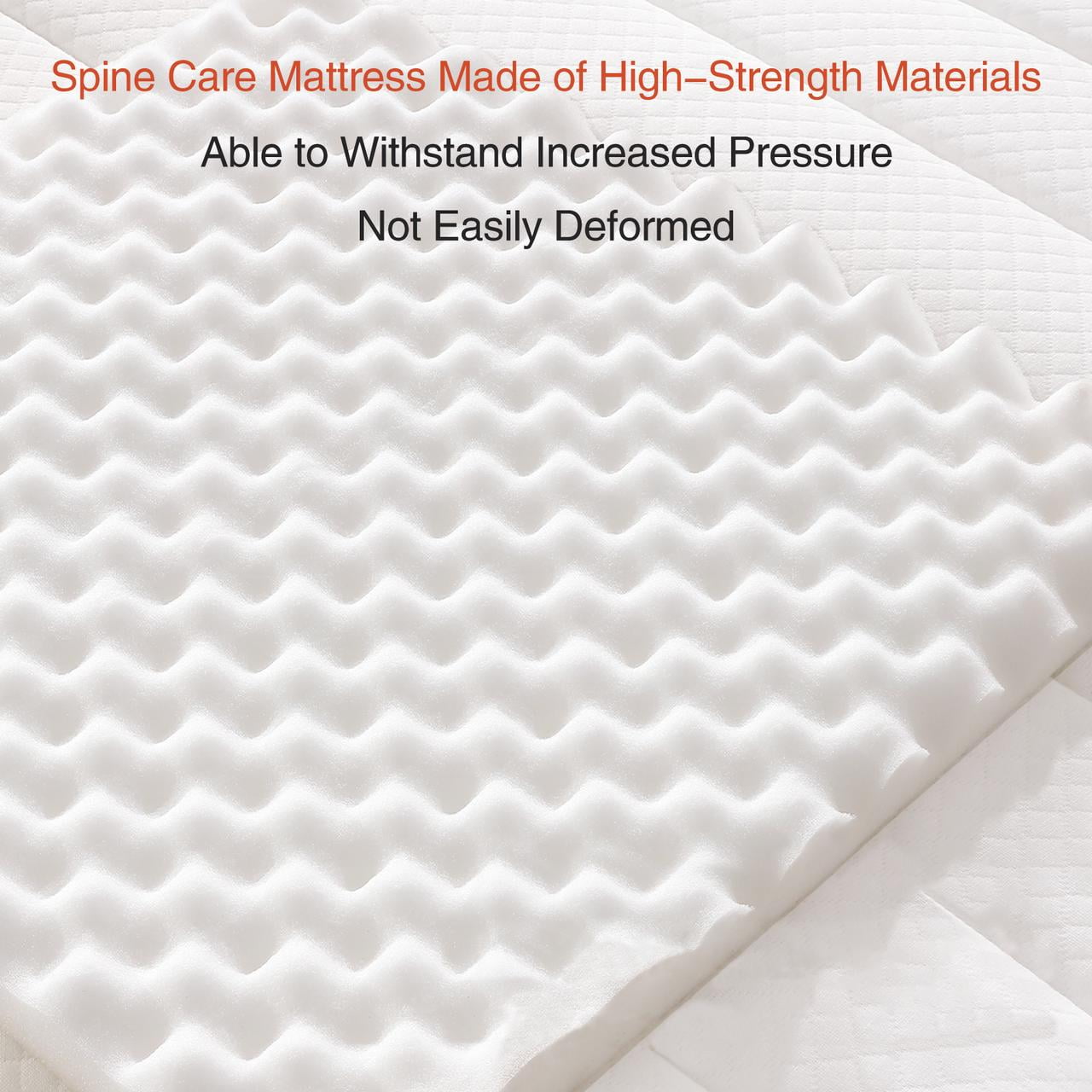 Queen Kid Mattress, 10 inch Cooling Memory Foam and 5-Zone Pocket Innersprings Mattress for Motion Isolation/ Edge Support/Back Pain Relief, Medium Firm