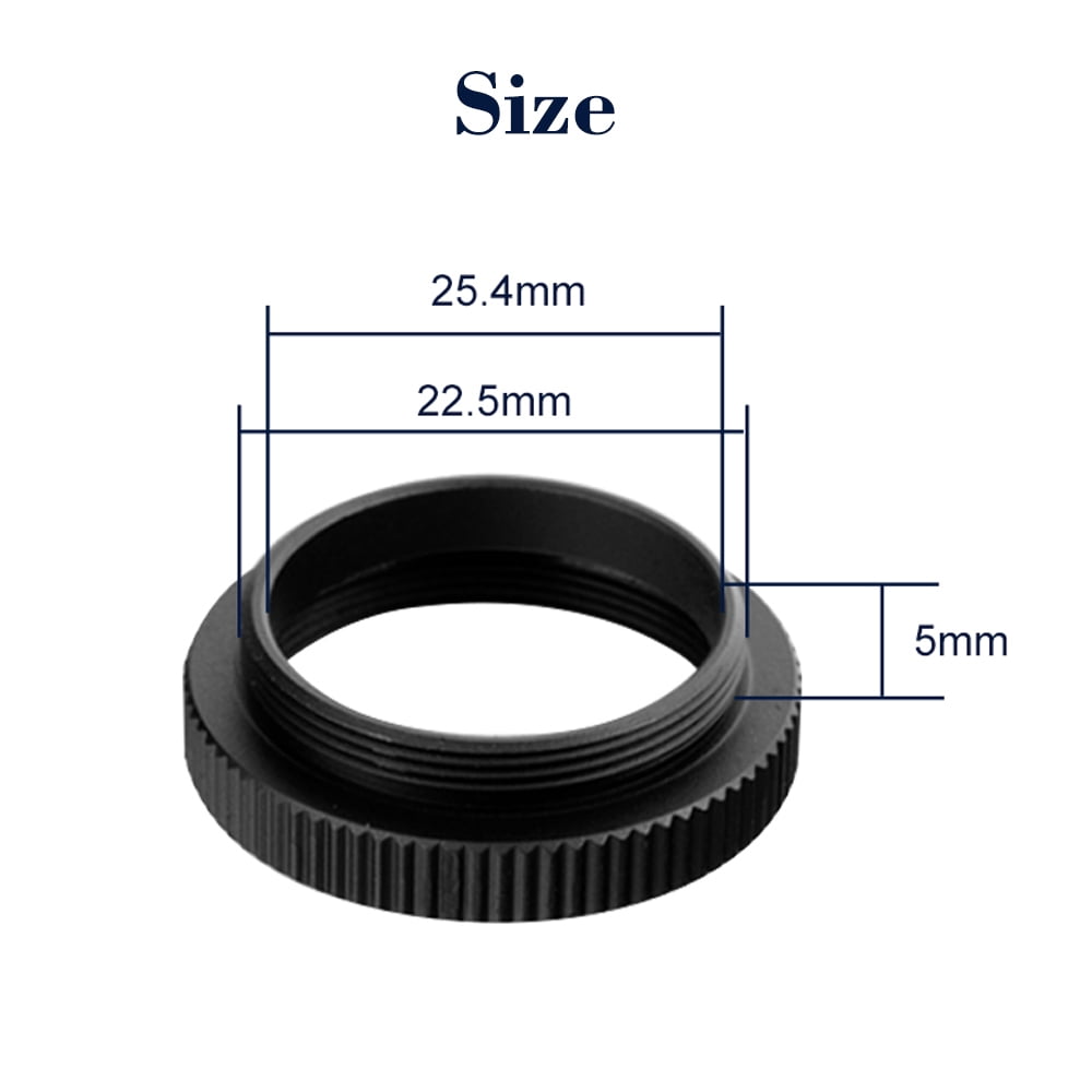 Graflsoa 3-Pack 5MM C to CS Mount Adapter Ring, Thread Lens