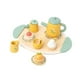 thumbnail image 5 of Juego de fiesta de té de madera, decoración en miniatura, juego de simulación, juego de té de , juego de té en miniatura, pastel, juguetes, 5 of 9