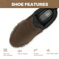 thumbnail image 5 of Fittington Mens Slip on Hiking Shoes Casual Outdoor Trainers Loafer, Mocha Color, 5 of 10