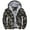 Green, variant on Jakets for Men Hooded Fleece Pullover Warm Winter Fuzzy Sherpa Lined Camouflage Jackets Coat