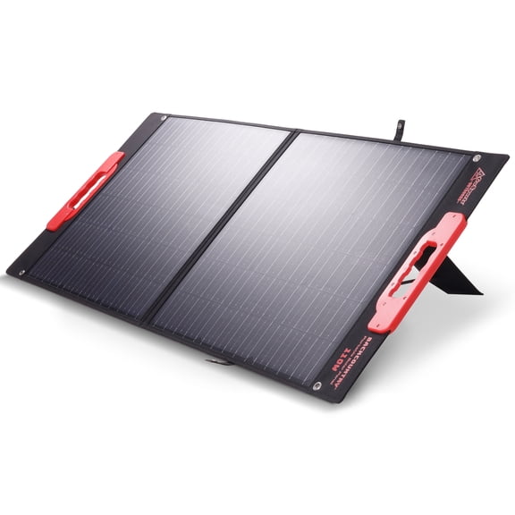 GoSports Outdoors Backcountry 110W Portable Solar Panel - IP65 Water Resistant Solar Charger with 3 USB Ports for Phones and DC Out for Power Stations