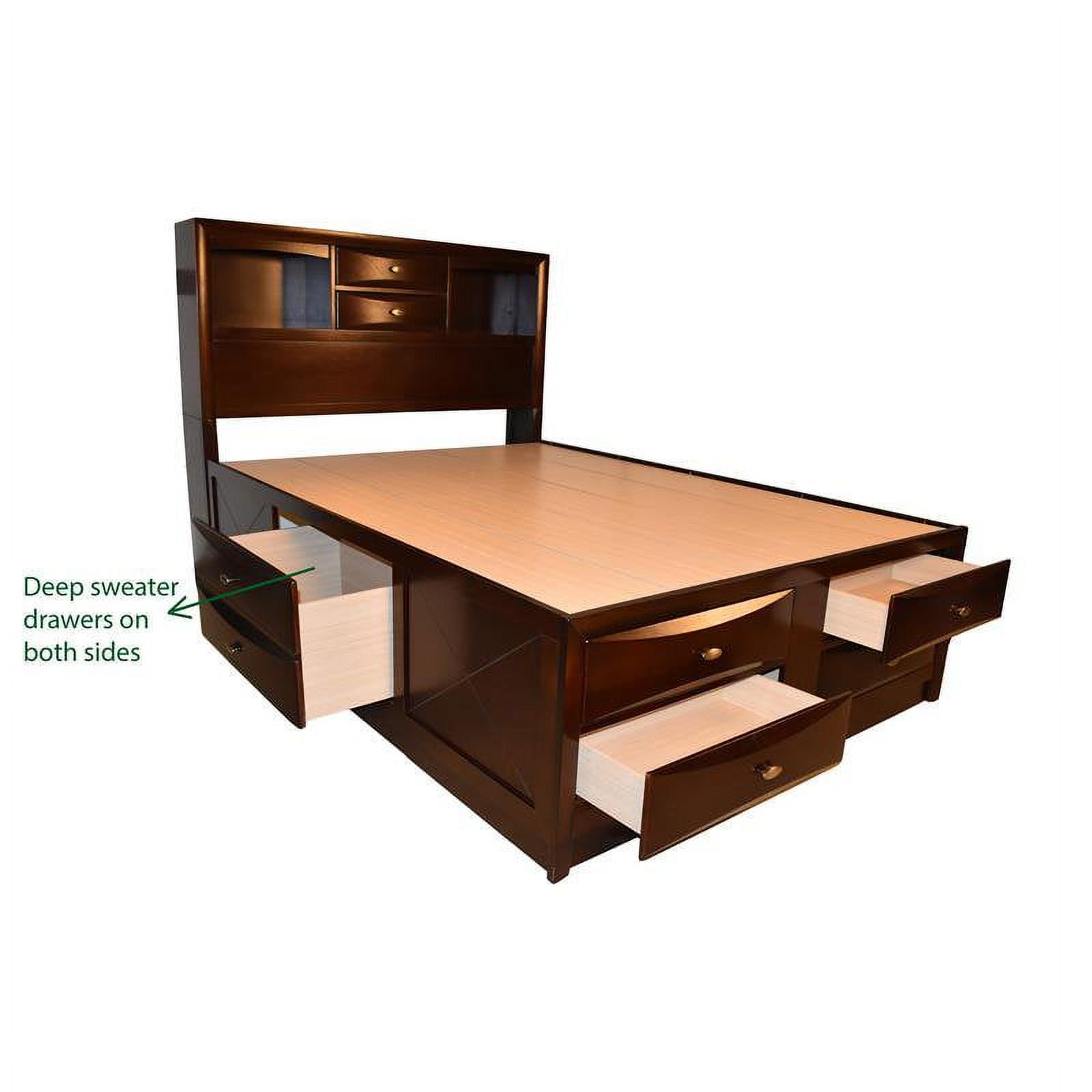 Buy solid sheesham wood bed online with storage in platform design -  Furniture Online: Buy Wooden Furniture for Every Home