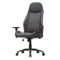thumbnail image 5 of Gra Faux Leather Gaming Chair Desk Seat, Black and Red, 5 of 8