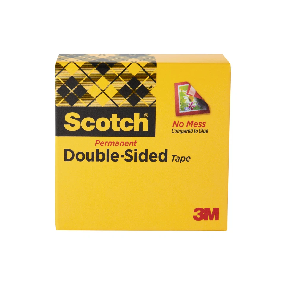BUTTERFLY- Scotch® Double Sided Tape 665, 3/4 In X 1296 In, Boxed