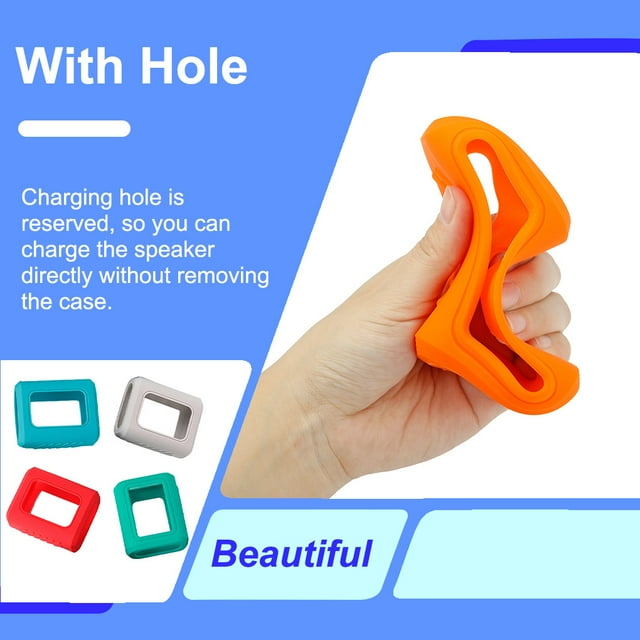 Silicone Case Simple Style Protective Solid Cover Carrying Replacement for JBL GO3 Bluetooth-compatible Speaker Accessories Mint green