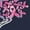 Navy, variant on Caribbean Madras Pink Cancer Awareness Ribbon Tree Shirt, Breast Cancer Fighter T-Shirt, Pink Cancer Survivor Tee