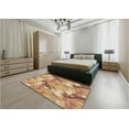 thumbnail image 5 of Ahgly Company Machine Washable Indoor Rectangle Transitional Yellow Orange Area Rugs, 8' x 12', 5 of 7