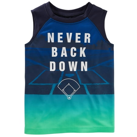 - OshKosh B'gosh Big Boys' Active Tank, Never Back Down, 12 Kids