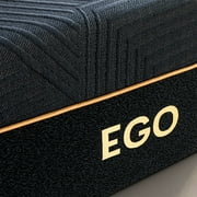 MLILY Ego Black King Size Mattress, 14 inch Cooling Gel Memory Foam Mattress in a Box, Firm