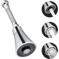 thumbnail image 1 of Juego de aireador de grifo, rotación de 360 grados, ahorro de agua, colador de grifo, aireador, accesorio JetKitchen aireado, cabezal rociador, grifo de ahorro de agua para fregadero (3 modo JFHHH pequeña, 1 of 5