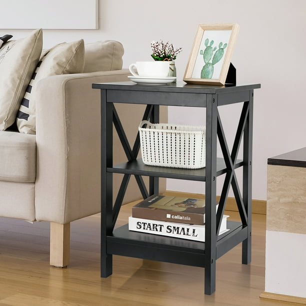 Nightstand End Table Sofa Side X, Sofa End Tables With Storage