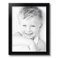 thumbnail image 2 of ArtToFrames 13" x 17" Satin Black Bull Nose Picture Frame, 13x17 inch Black Wood Poster Frame (WOM-1417), 2 of 7