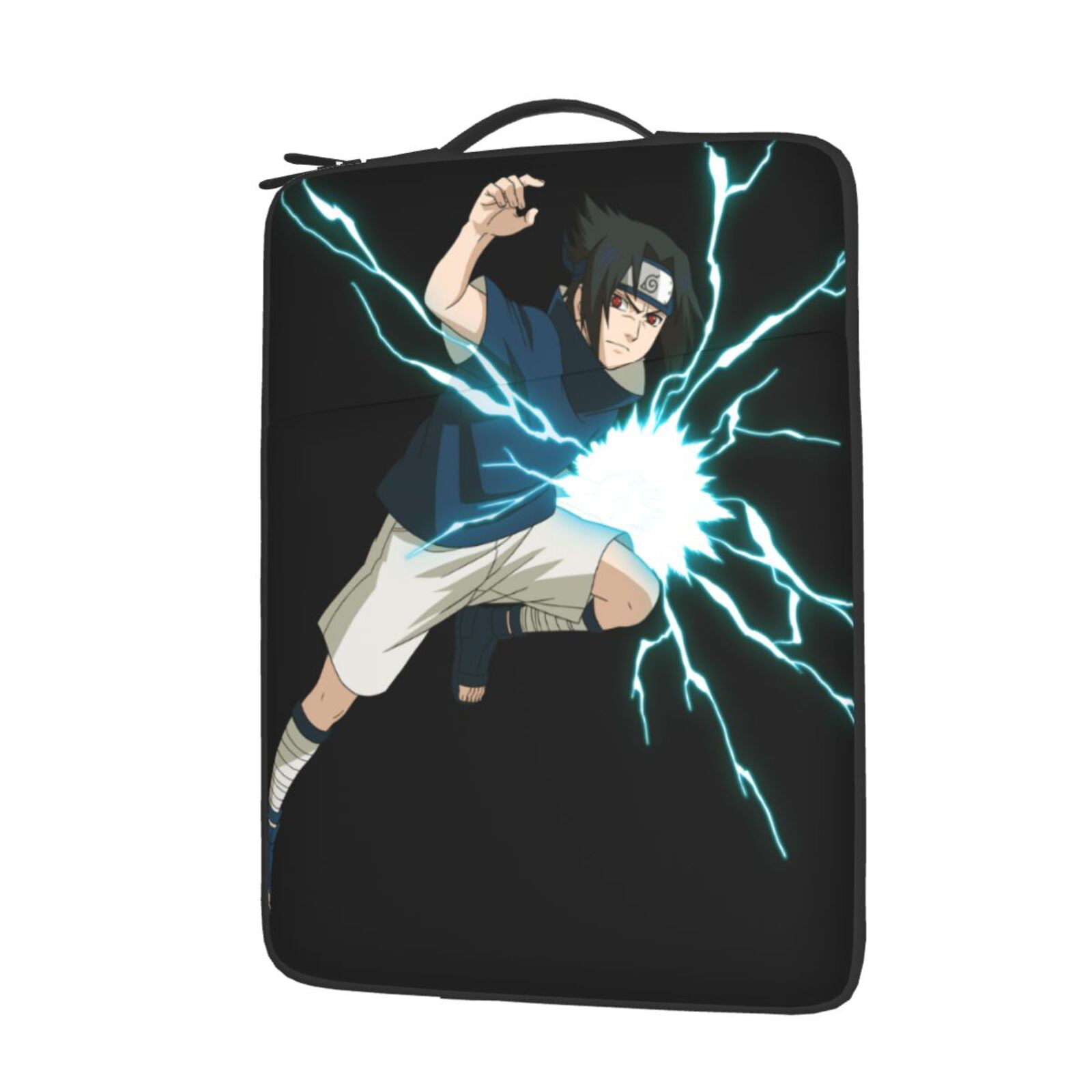Anime Naruto 13-Inch to 15-Inch Laptop Sleeve Case Waterproof Notebook Computer Bag-Light and Comfortable Tablet Briefcase-Band Zipper Portable Handbag