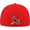 thumbnail image 4 of Men's New Era Red St. Louis Cardinals Shadow Logo 59FIFTY Fitted Hat, 4 of 6