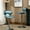 Blue, variant on Built-in Swivel and Footrest / Blue Bar Stool Set for Dining Room