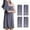 Gray, variant on Avdolw 4-Pack Women's Spa Towel Wrap - Lightweight, Soft, Adjustable Bathrobe for Beach/Pool/Gym, Full Length