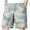 Gray, variant on WREESH Men's Camouflage Shorts Outdoor Gym Workout Shorts Summer Casual Printed Cotton Shorts Loose Straight Leg Shorts Blue