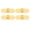 Gold, variant on BOKYAN 4 Sets 180 Degree Flap Hinge 0.09in / 2.2mm Thickness Metal Folding Flip Top Hinge for Folding Table Sewing Machine Bright Chrome