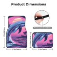 thumbnail image 5 of Vsdgher Hawaiian Beach Dolphin Car Foot Mat Set of 4 Pieces Universal Floor Liner Car Accessories Fits Most Cars, Trucks, Vans, sedans, SUV, 5 of 7