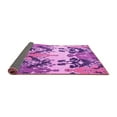 thumbnail image 2 of Ahgly Company Indoor Round Abstract Pink Modern Area Rugs, 6' Round, 2 of 4