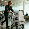thumbnail image 5 of Zimtown 24" Luggage Hardside Suitcase with 360° Spinner Wheels, Lightweight Unbreakable Travel Luggage, White, 5 of 11