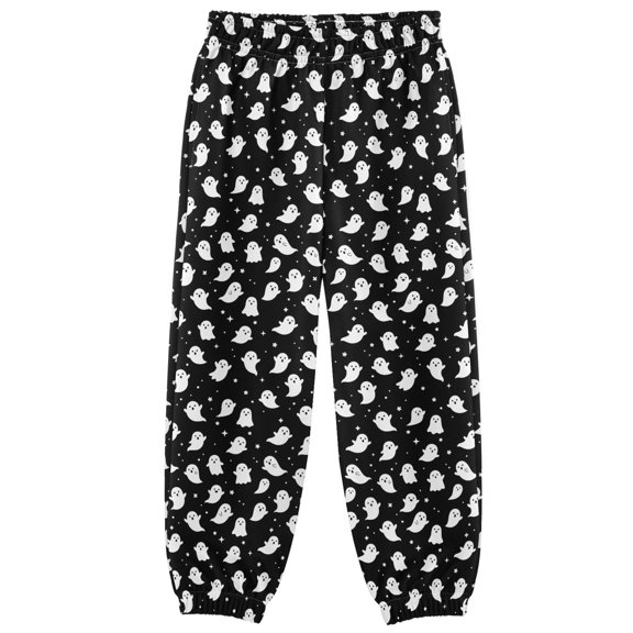 Cute Ghost Boys Pants Kids Casual Sweatpants Joggers Toddler Sports Pants 3-10 Years