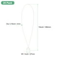 thumbnail image 3 of Uxcell 25-Pack Ball Bungee Cords, 15 Inch High Elastic Canopy Tarp Tie Down Bungee Balls for Tent/Cargo Holding [White], 3 of 6