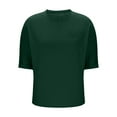 thumbnail image 4 of Mgmyaa Womens Crew Neck T Shirts Short Sleeve Tees Lightweight Summer Tops with Pocket, 4 of 7