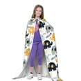 thumbnail image 4 of Honeii Cute Elephant Print Poncho Cape, Cloak Coat, Snuggly Hooded Wearable Blanket, Hooded Cape For Teenagers,Halloween Costumes-Large, 4 of 7