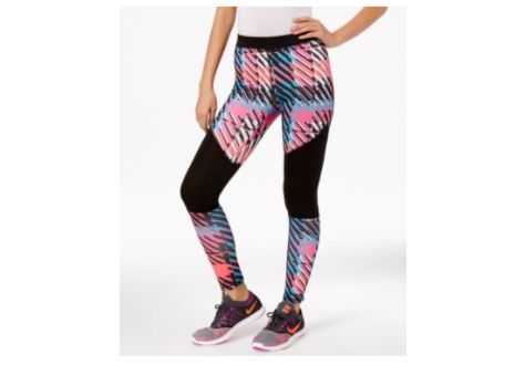 Moto Mesh Athletic Active Leggings 
