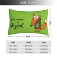 thumbnail image 4 of Kll Drink Coffee And Do Good Pillow Covers Envelope Closure,Super Soft And Cozy Fuzzy Fleece Pillow Case Cover 16"X24", 4 of 9