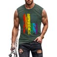 thumbnail image 3 of Petite Turtleneck Tops Men Foam Clothe Top Deep Lightweight Pullover plus Size Short Sleeve Long Sleeve Raglan Shirt Men Compression Set Layering Tee Tunic Mens Turtle Neck Top Men's Rainbow Flag, 3 of 3