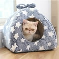 thumbnail image 5 of kusrkot Cute Soft Kittens Cat Bed Pet House Anti Slip Bottom Inner Cushion Machine Size M, 5 of 5