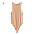 thumbnail image 4 of Qarigey Body de moda que acentúa las curvas y proporciona comodidad. Body de lencería sexy. Prendas para la parte del cuerpo color albaricoque l, 4 of 6