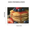 thumbnail image 2 of Chilfamy Blueberries Strawberry Pancakes Canvas Wall Art Decor 20x16in, 2 of 6
