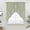 Green, variant on White Geometric Swag Valances for Windows, Kitchen Curtains 36 Inch Length 2 Panels Set, Modern Minimalism Black Striped Lines Short Curtains for Small Windows Rod Pocket Cafe Curtains Drapes 28"x36"