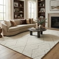thumbnail image 1 of Rug Branch Casa Abstract Indoor Area Rug, Beige Cream, Boho - Living Room, Bedroom, Dining Room, and Kitchen, 1 of 7