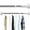 White/Silver, variant on Bxaolu Closet Rods for Hanging Clothes, 19.5 to 31.5 Inches Adjustable Metal Closet Rod, 1.5 Inches Heavy Duty Clothes Hanging Rod for Closet Wardrobes Laundry RV, Silver