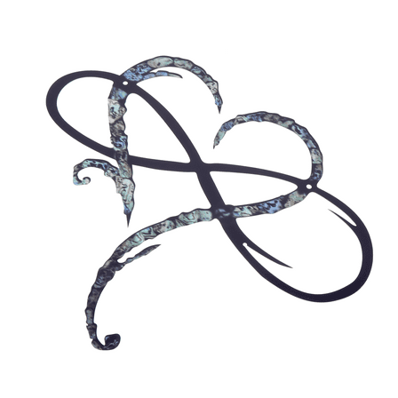 EXHUMKY Shape Wall Mounted Craft Hanging Decor for Home Bedroom Kids Room 10.5 x 8.5 Inches