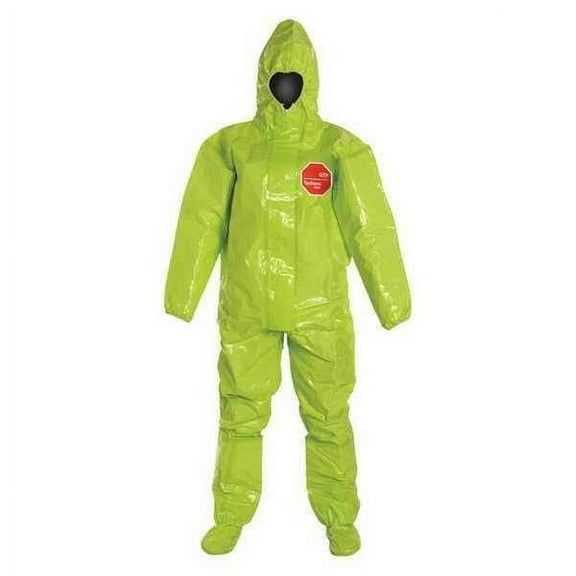 Dupont Coveralls,2XL,Ylw,Tychem 10000,PK2 TK128TLY2X000200